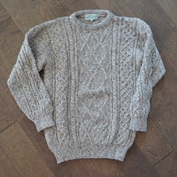 Quills Woolen Market Ireland Other - Quills Woollen Market Ireland Cable knit Oversized Sweater Gray Mens Size Medium